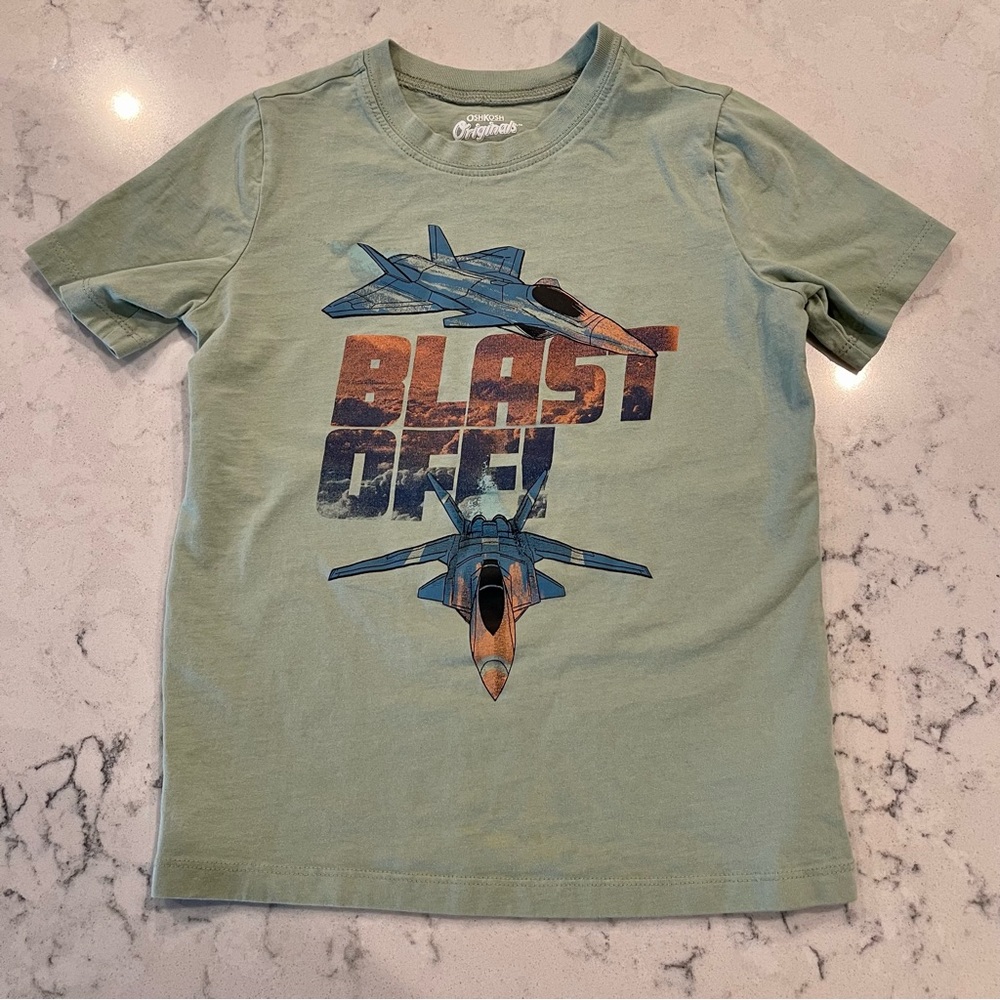 OshKosh Airplane Jet Short-Sleeve T-Shirt